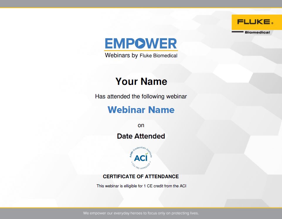 EMPOWER Webinar Certificate