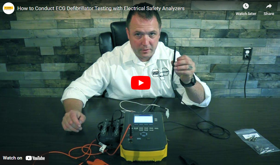 How to Conduct ECG Defibrillator Testing with Electrical Safety Analyzers