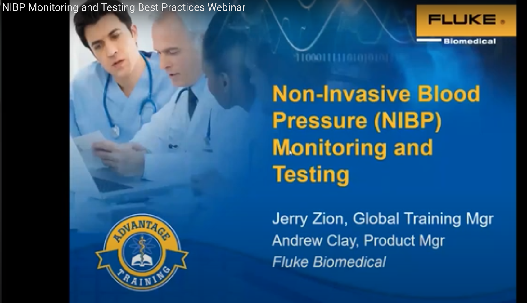NIBP Monitoring and Testing Best Practices Webinar