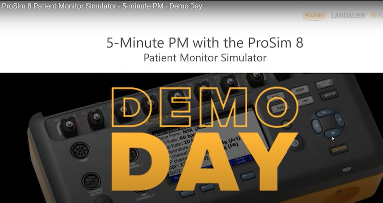 ProSim8 patient monitor simulator