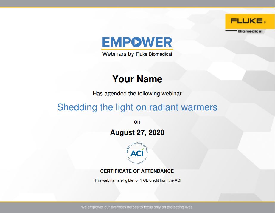 Shedding the light on radiant warmers webinar