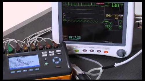 Demonstration of the new ProSim 8 Vital Signs Simulator, testing patient monitors fast thanks to Fluke Biomedical innovation.