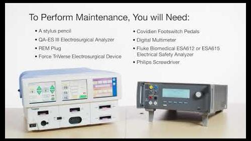 QA-ES III - ForceTriad Preventative Maintenance Step 1