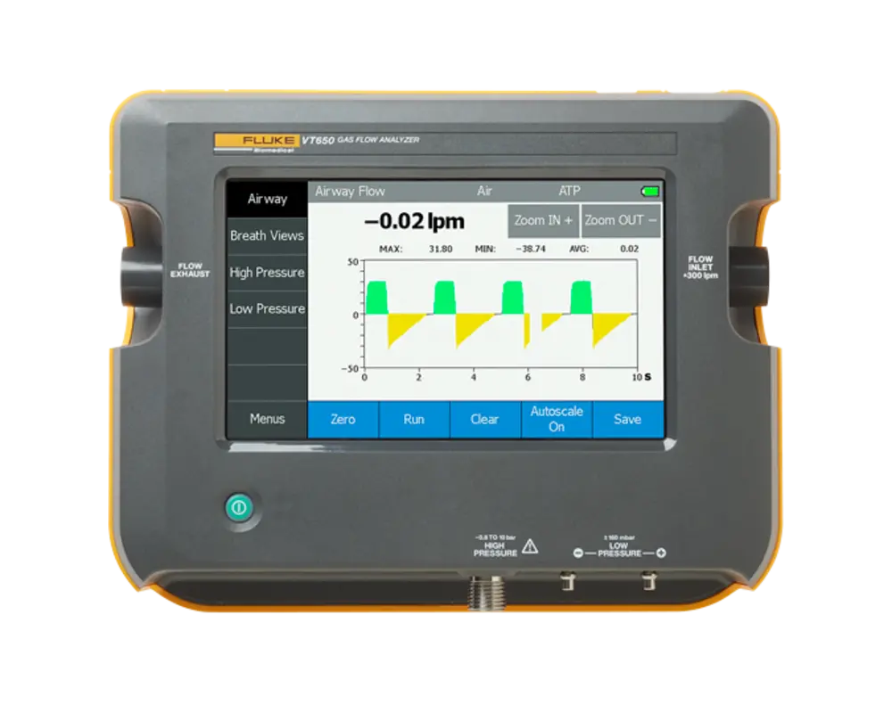 VT650 Gas Flow Analyzer Ventilator Tester