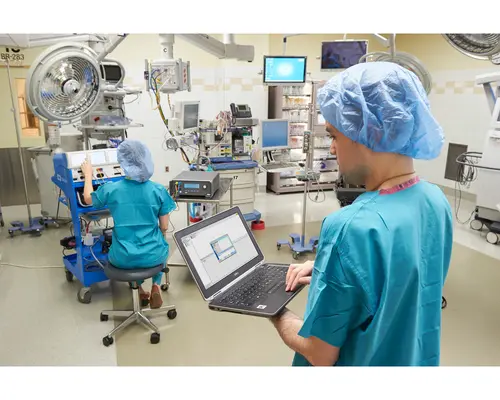 QA-ES III measurements in hospital