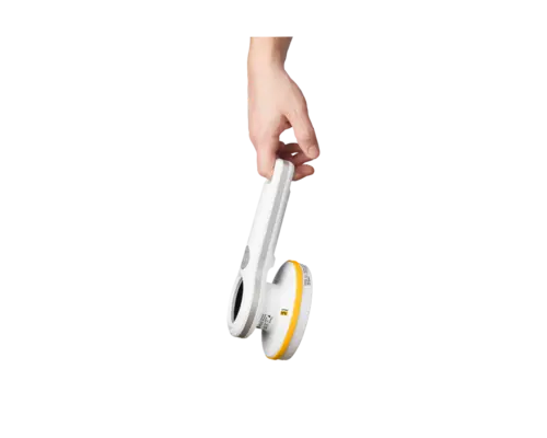RaySafe 452 - holding by finger