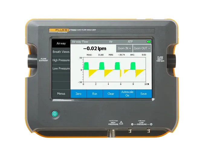 VT650 Gas Flow Analyzer Ventilator Tester