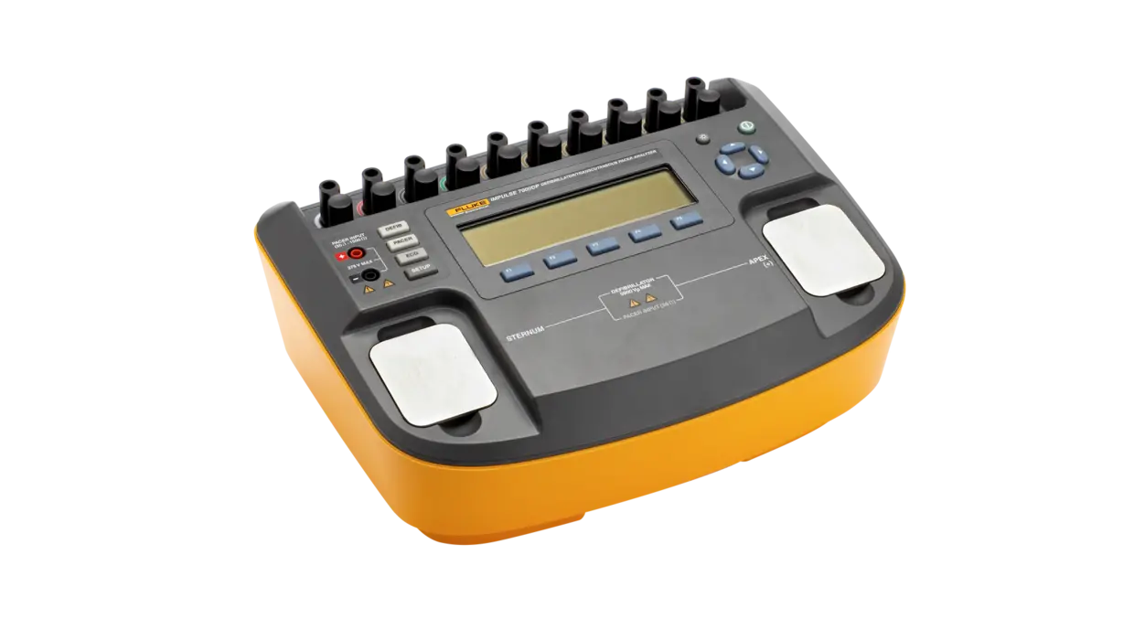 Impulse 7000DP Defibrillator Analyzer and Pacemaker Tester left
