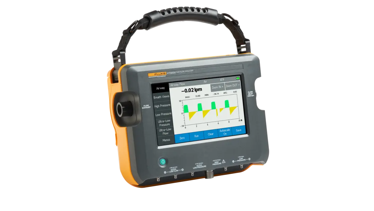 vt900a Gas Flow Analyzer Ventilator Tester with handle