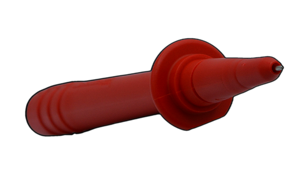 Angled red probe
