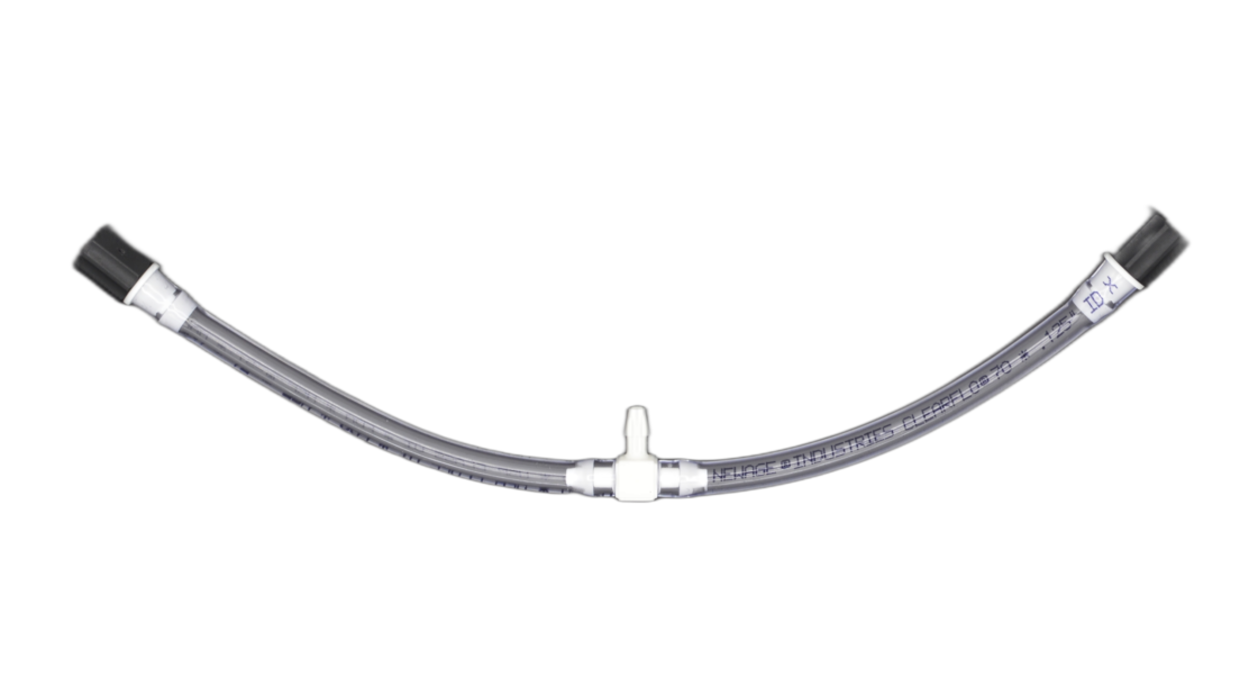 Tube with black tips