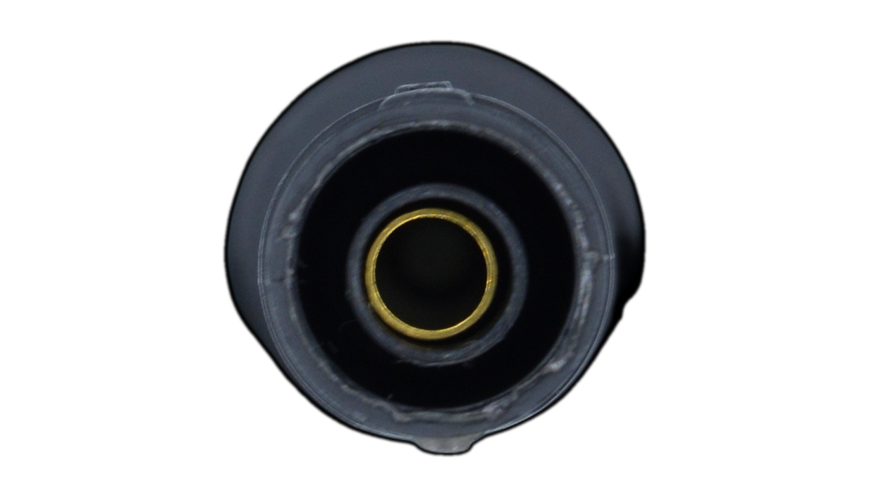 Connection point on bottom of black probe