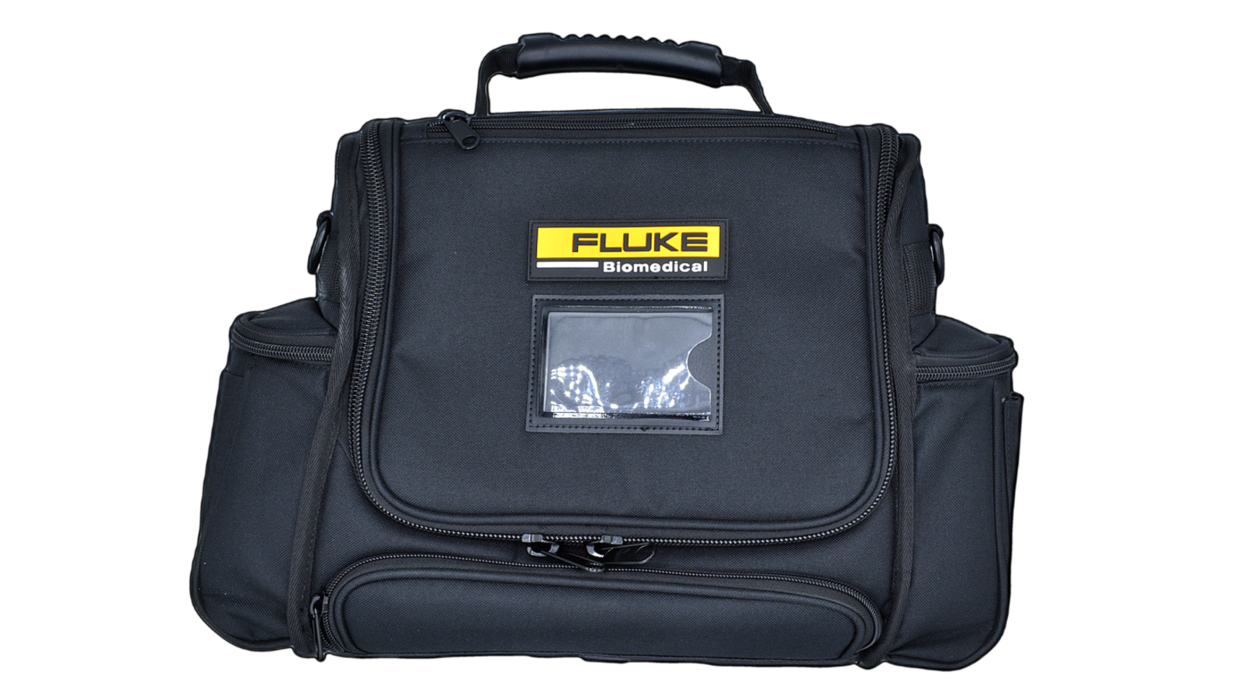 Front view of carrying case