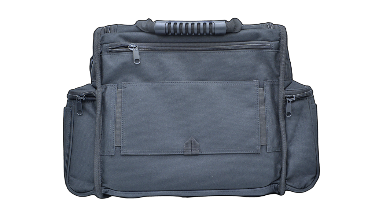 Back of carrying case