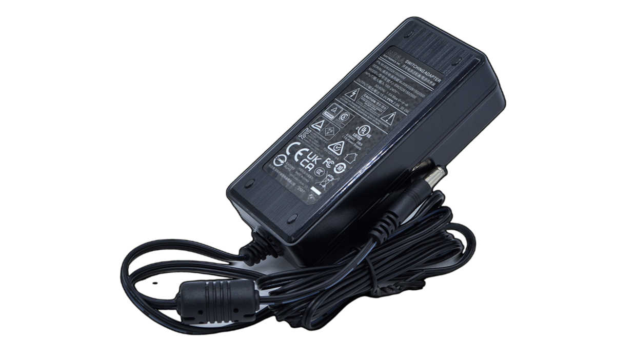 Power supply with cord and connector