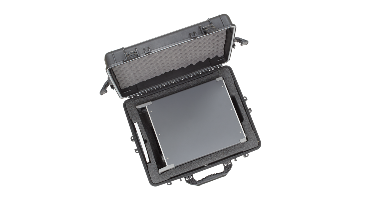 Interior of hard case