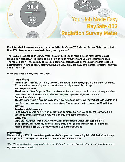 Flyer for 2020 452 promo