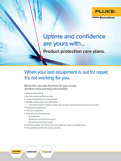 Customer Flyer for service care plans 