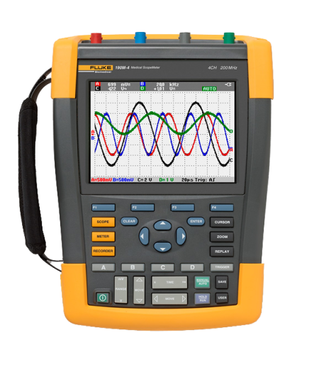 190m Medical Scopemeter Portable Oscilloscope Fluke Biomedical