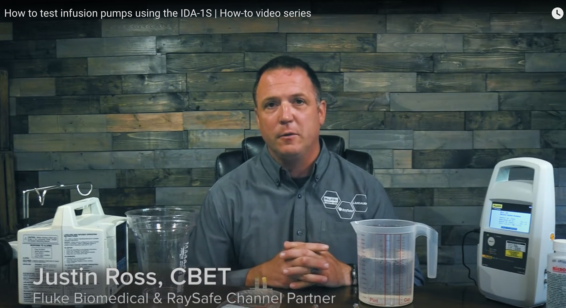 How to test infusion pumps using the IDA-1S