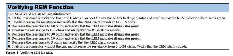 Verify REM functions