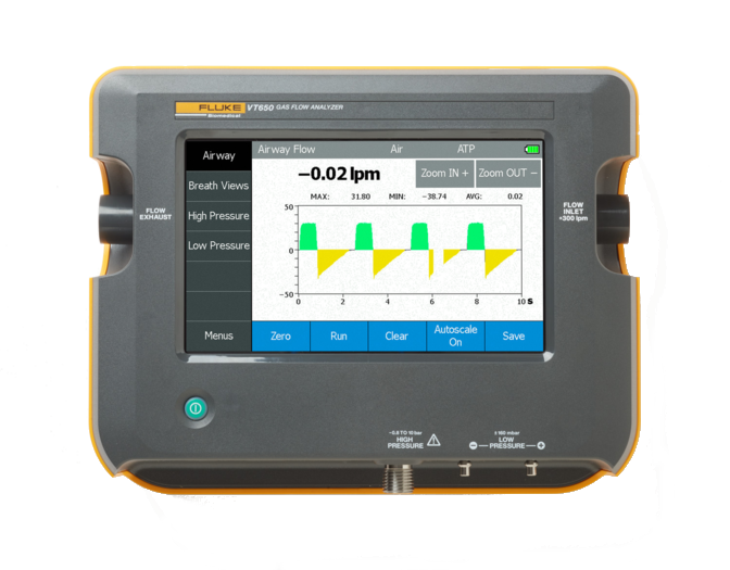 VT650 Gas Flow Analyzer Ventilator Tester